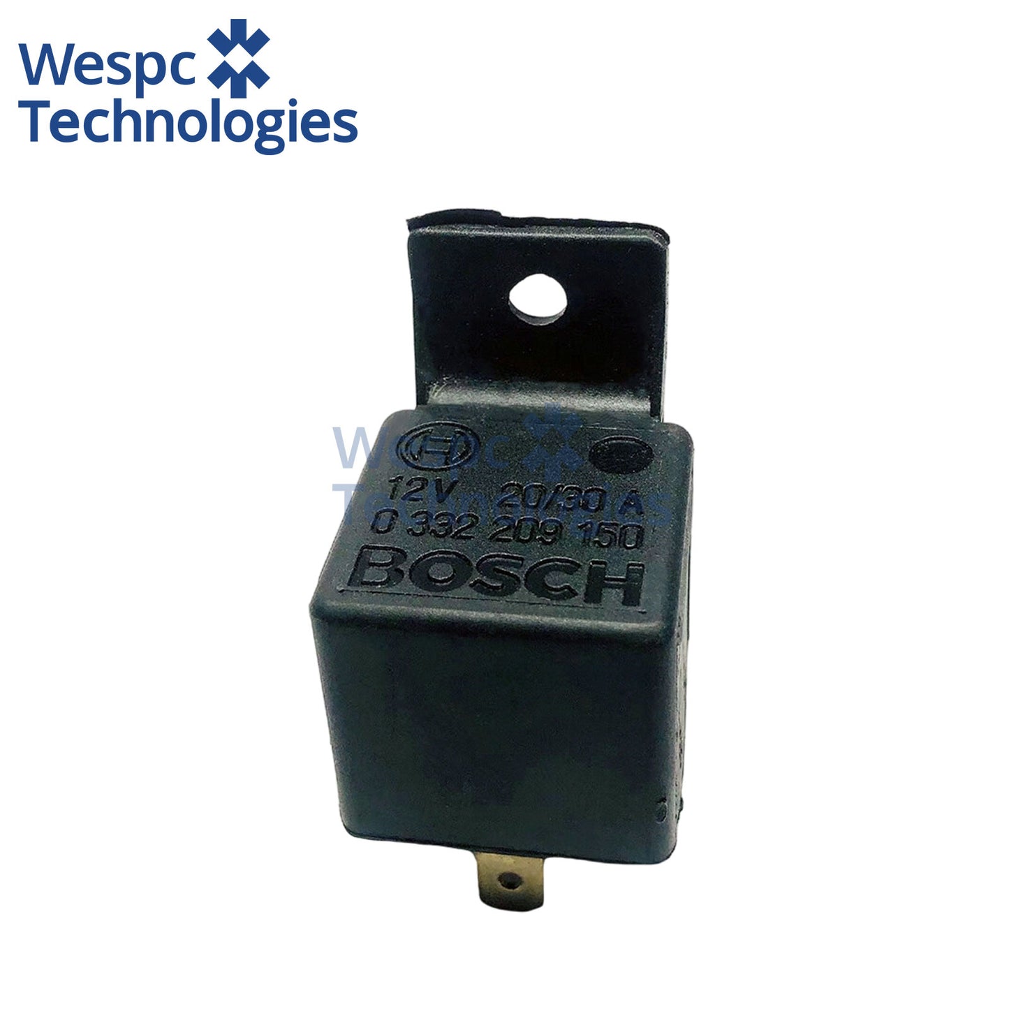 Original Bosch 0332209150 5 Pin SPDT Grey Cube Changeover Relay 12V DC 30A NO 20A NC Automotive Relay
