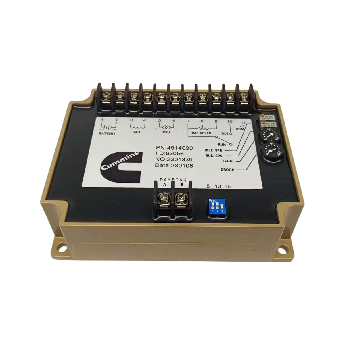 Original Cummins 4914090 Speed Controller Governor Parts For Cummins Diesel Engine