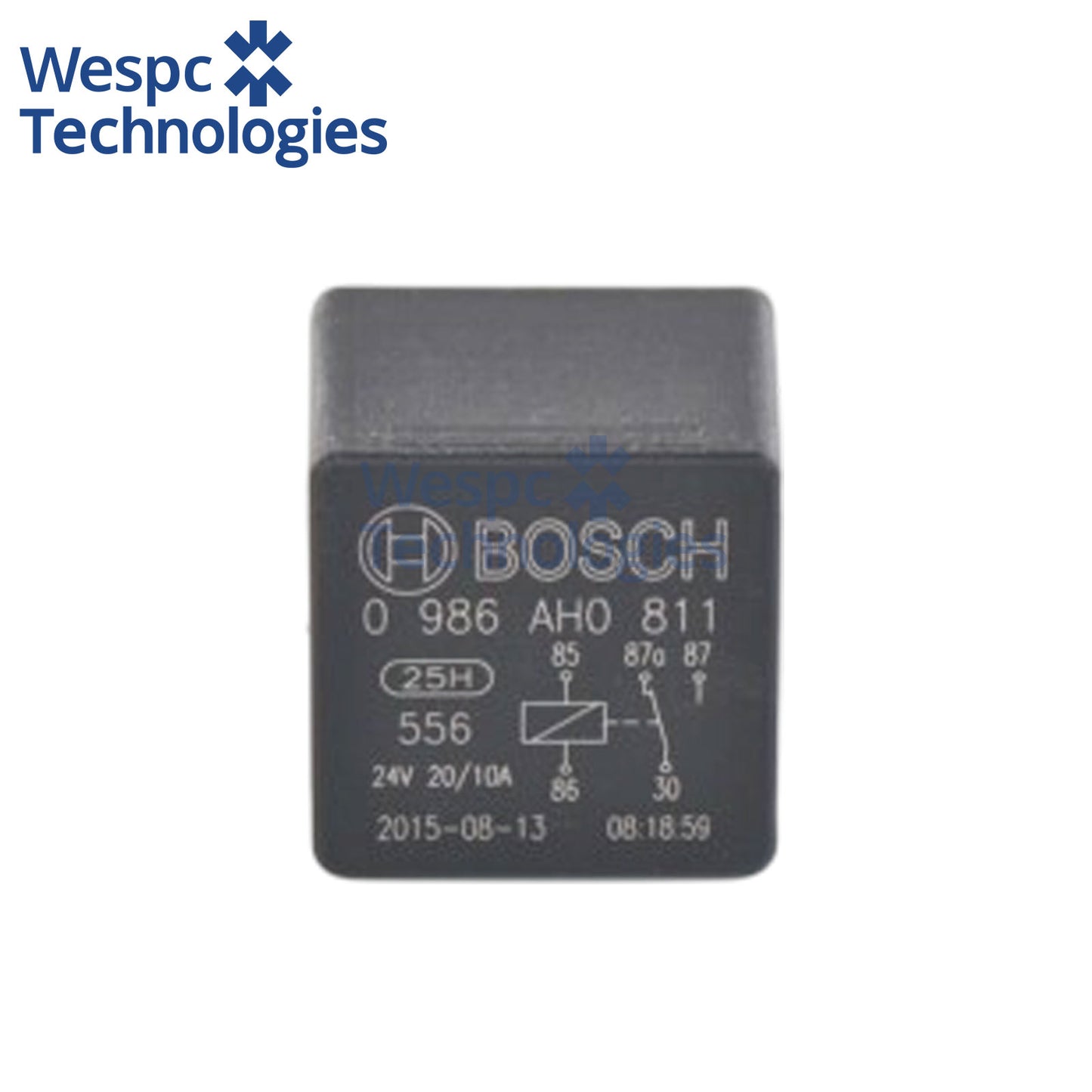 Original Bosch 0986AHO811 24VDC DC24V 24V Relay 5PIN Mini Relay 1PCS