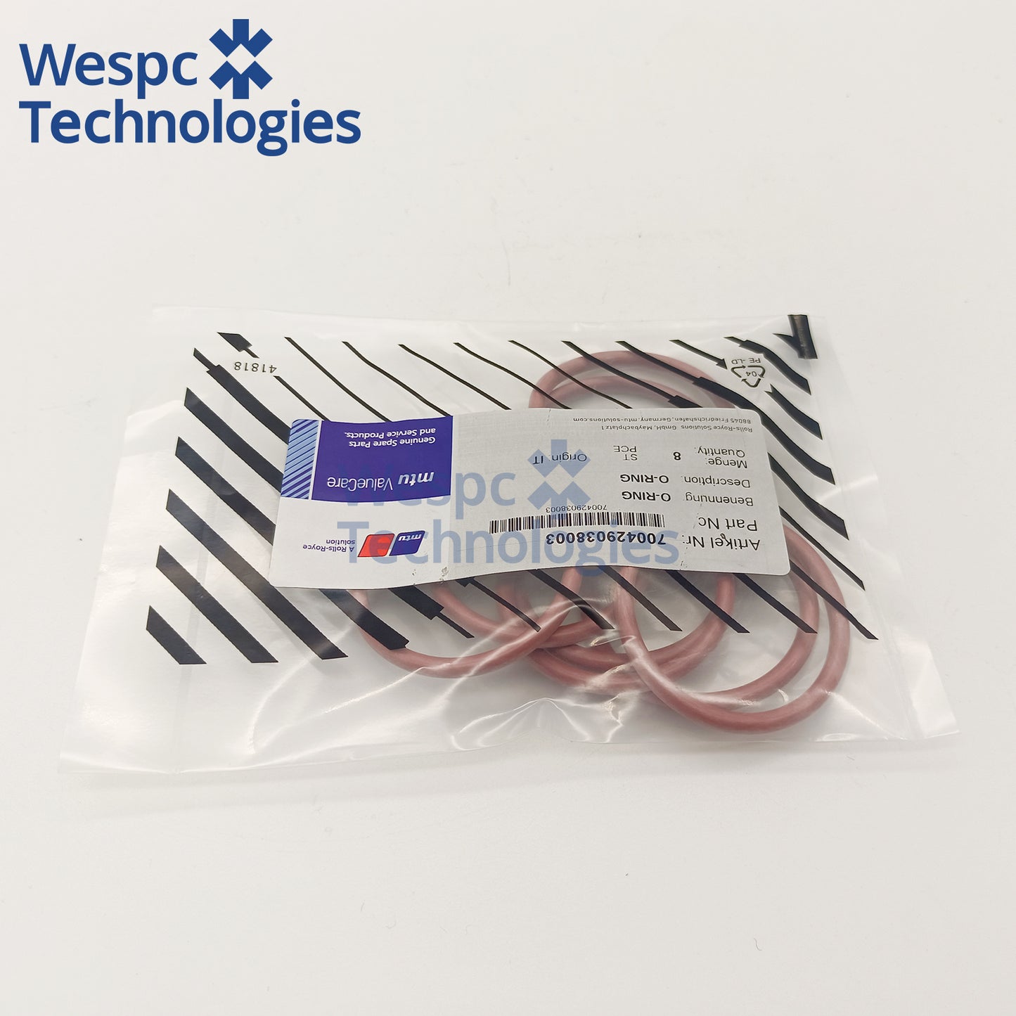 Original 700429038003 FKM O-Ring Seal For MTU 2000 4000 Series Diesel Engine Generator Marine Engine Spare Part