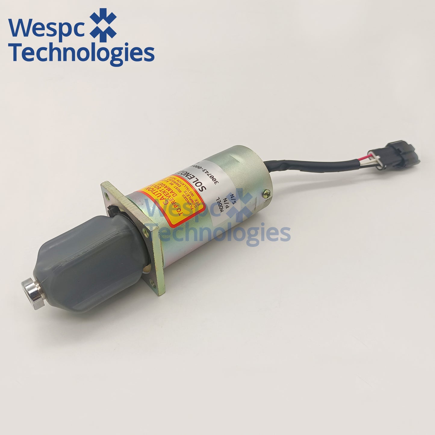 24V Shutdown Solenoid Valve 65.25900-6006A 300743-00068 For DAEWOO Doosan D1146T