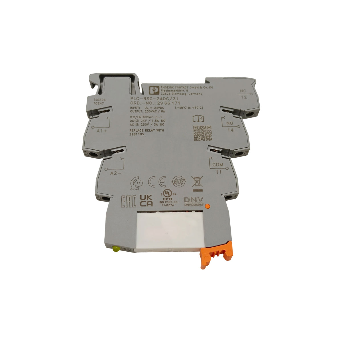 Original Phoenix Contact REL-MR-24DC/21-2900445 2900299 2961105 24VDC 6A Plug-in Miniature Power Relay