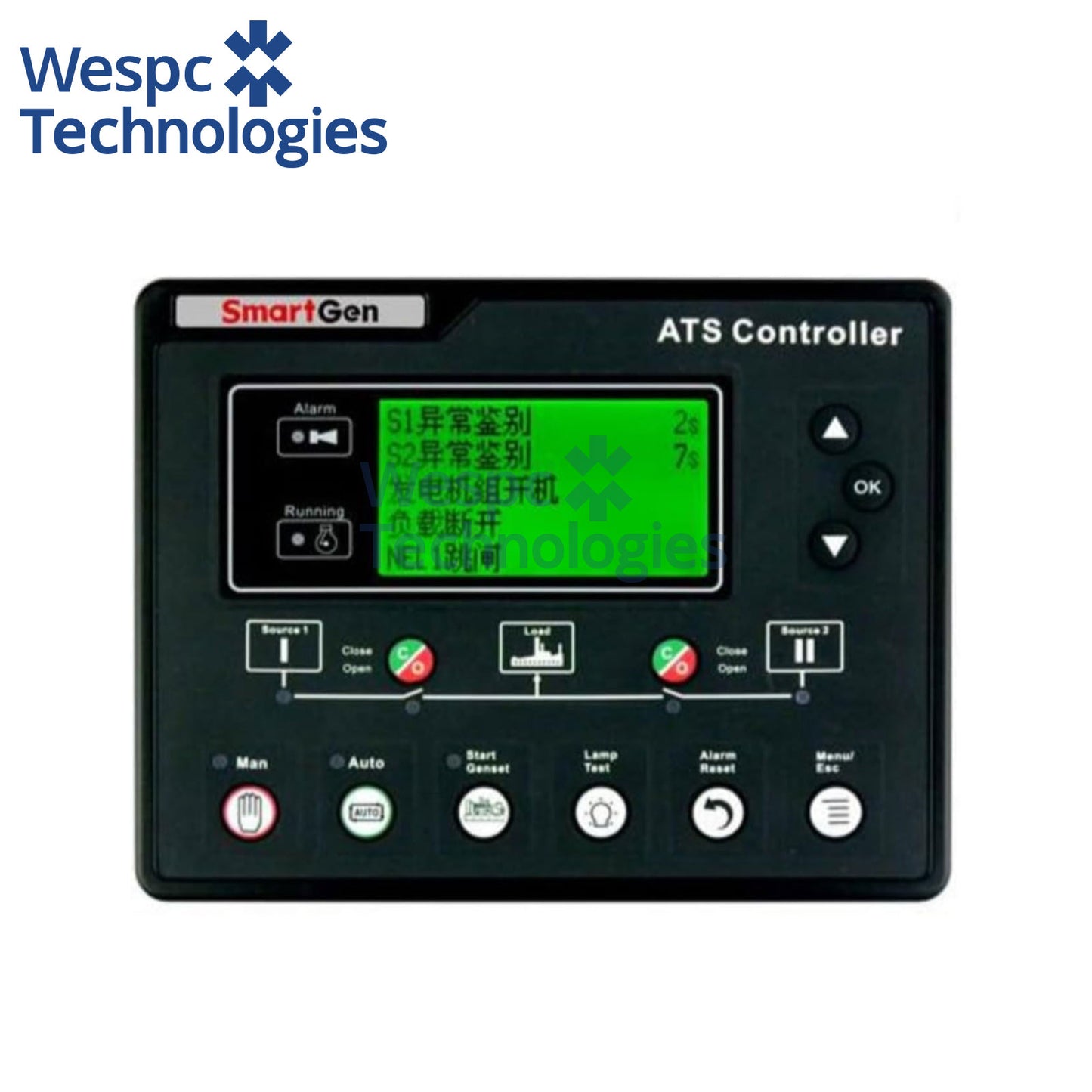 Original HAT700S Smartgen ATS Controller Genset Dual-supply Automatic Transfer