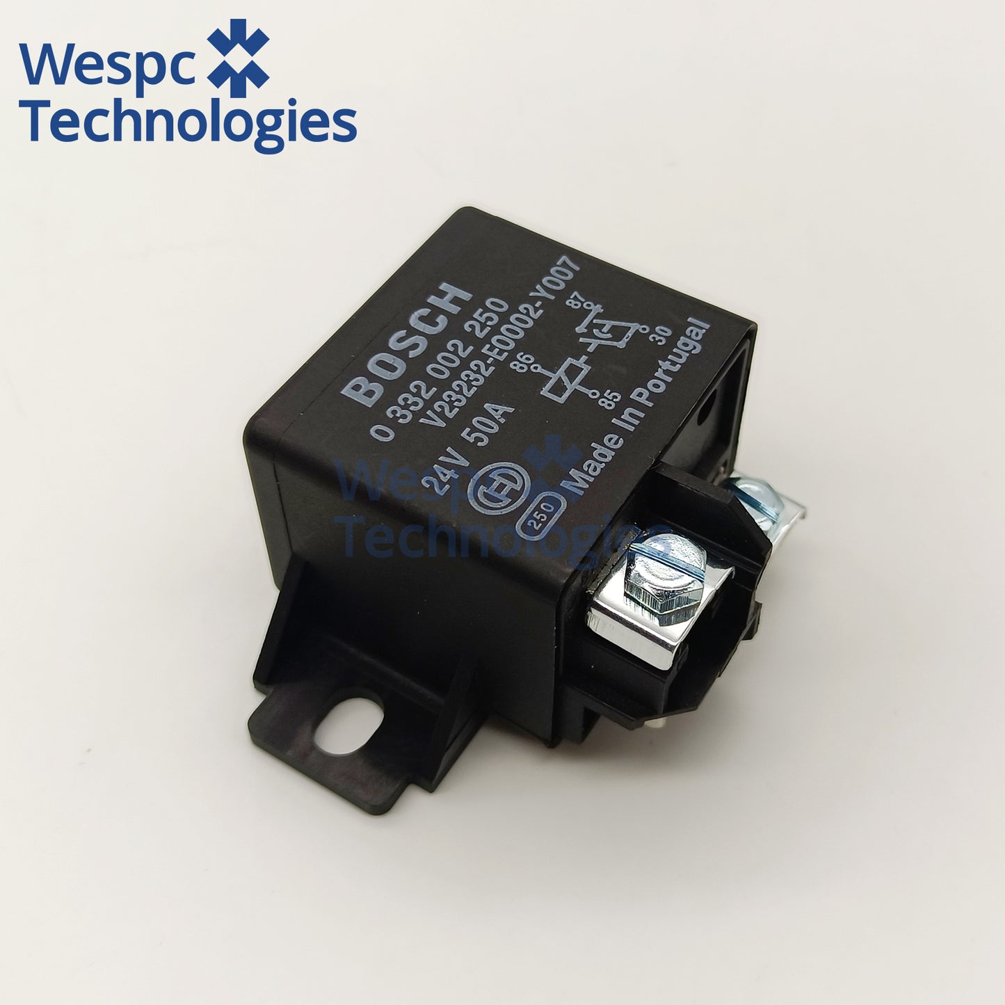 Bosch 0332002250 24V DC 50A SPST 4Pin Normally Open Heavy Duty Power Relay For Truck Excavator Generator