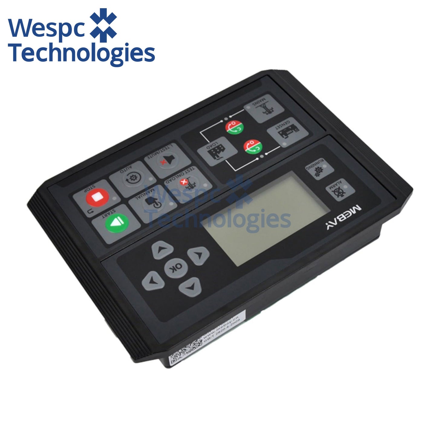 Original Genuine Mebay DC42D MK4 AMF ATS Genset Controller USB Debug IP65 LCD For Mechanical Diesel Generator