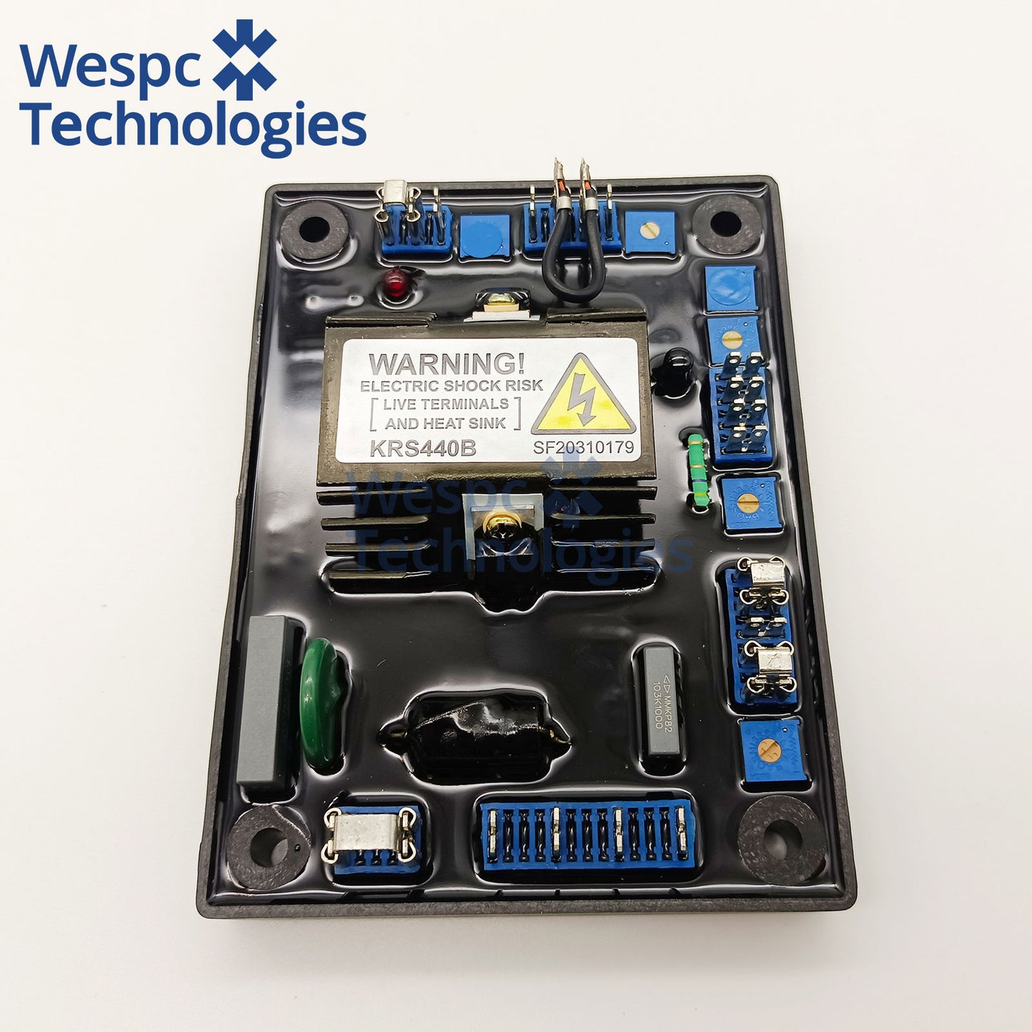 KRS440B AVR Automatic Voltage Regulator Compatible with SX440 AS440 Brushless Diesel Generator Stabilizer Wespc