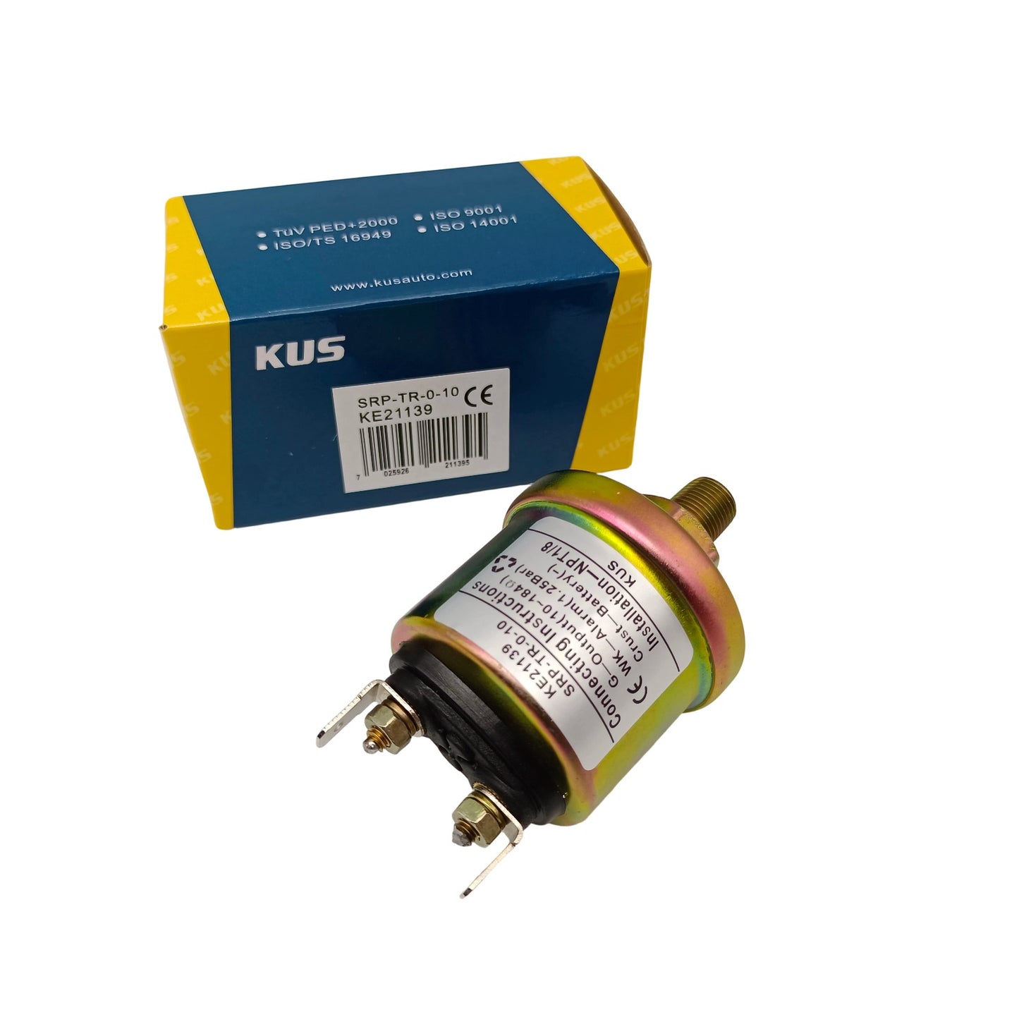 Original KUS KE21139 VDO 360-081-030-138C Oil Pressure Sensor Generator Engine Parts