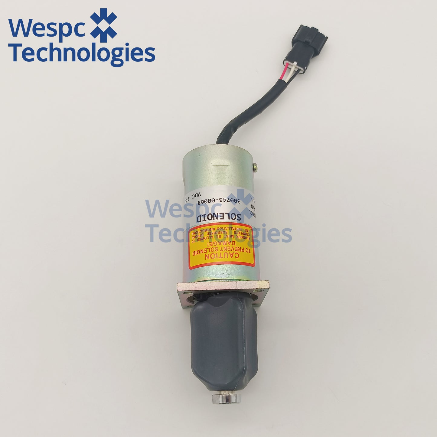 24V Shutdown Solenoid Valve 65.25900-6006A 300743-00068 For DAEWOO Doosan D1146T