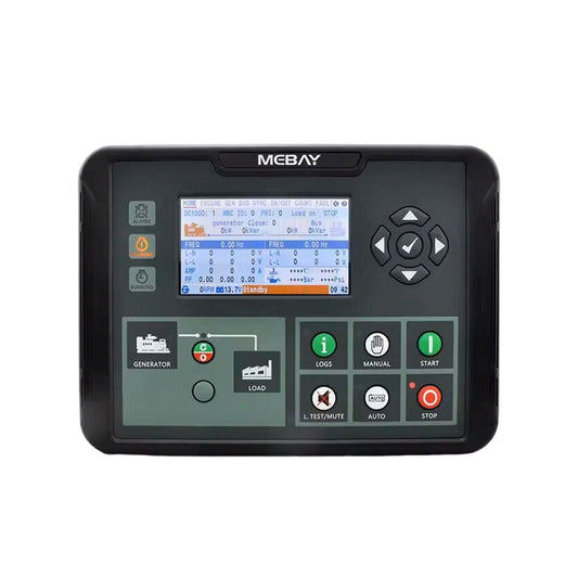 Original Mebay DC100D Genset Parallel Synchronizing Controller Engine Control Board CAN