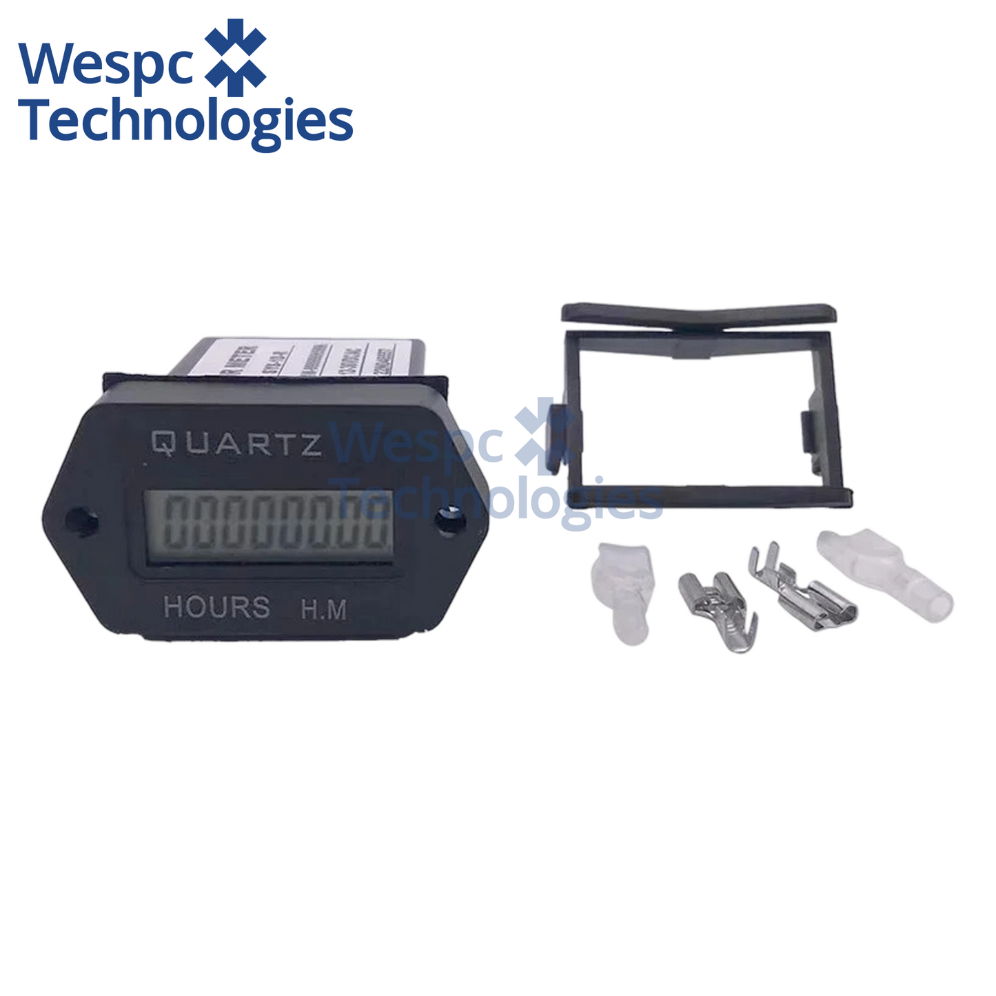 SYS-1D-R Digital LCD Hour Meter 100-250VAC Resettable Industrial Accumulated Time Counter Generator