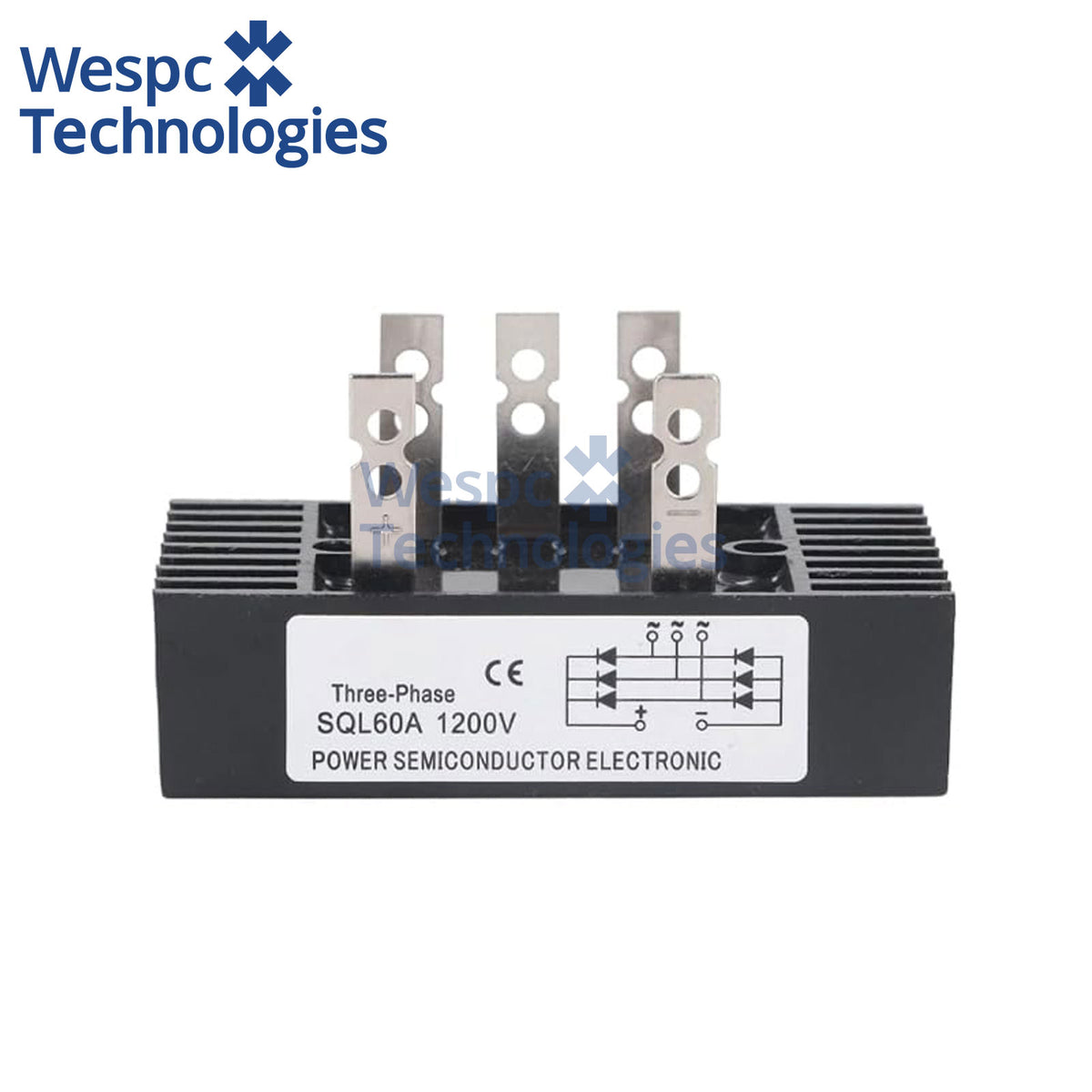 SQL60A Three Phase Power Semiconductor Rectifier Module 60A 1200V for Genset