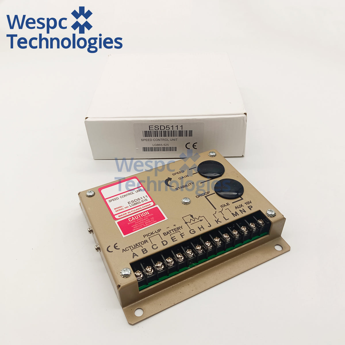 ESD5111 Electronic Governor Diesel Generator Speed Control Unit for Industrial & Standby Genset