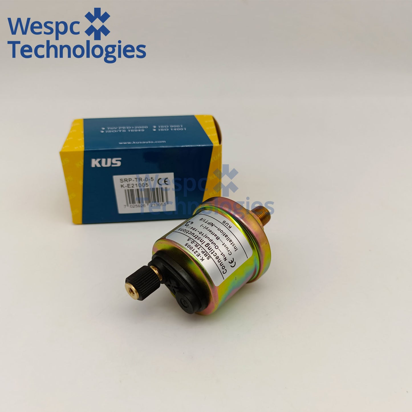 Original KE21005 KUS Oil Pressure Sensor VDO 360-081-029-004C Generator parts Thread NPT1/8