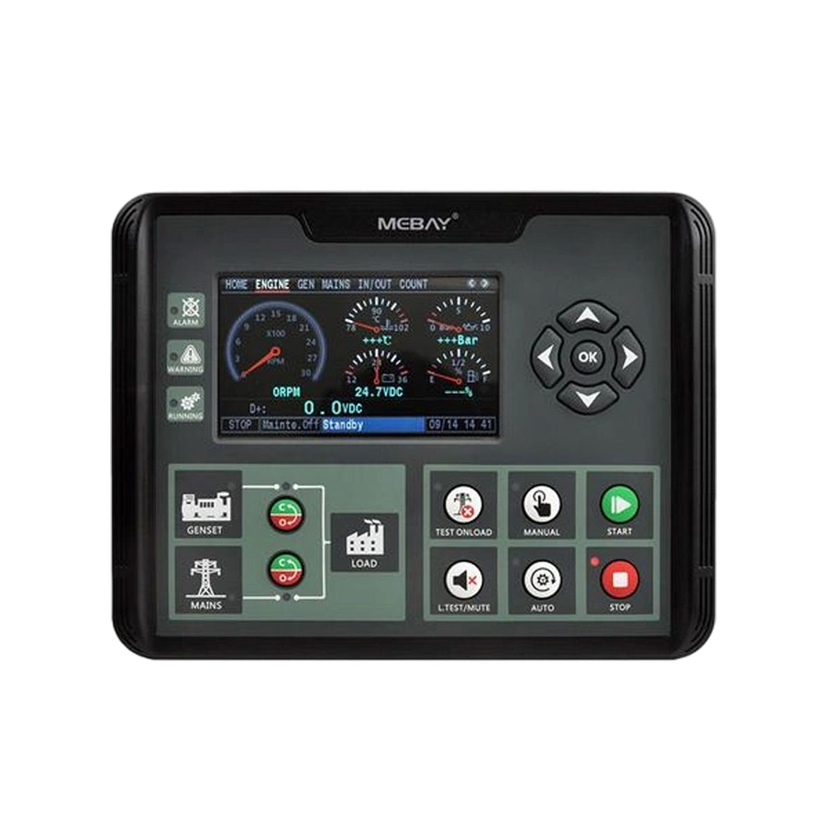 Original Mebay DC62DR Replaced by DC62DR MK3 Genset Control Module DC62DR AMF Function Silicone Panel