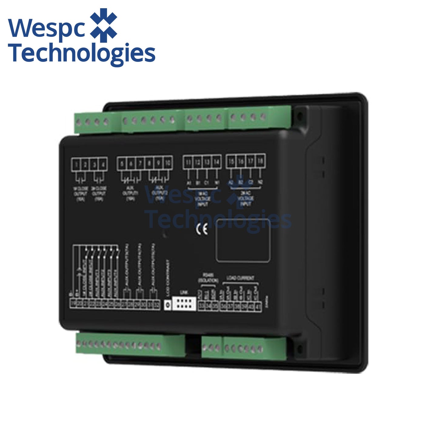 Original SmartGen HAT600BI Dual Power ATS Controller Dual DC+AC Power Supply 3-Phase Current & Power Monitoring