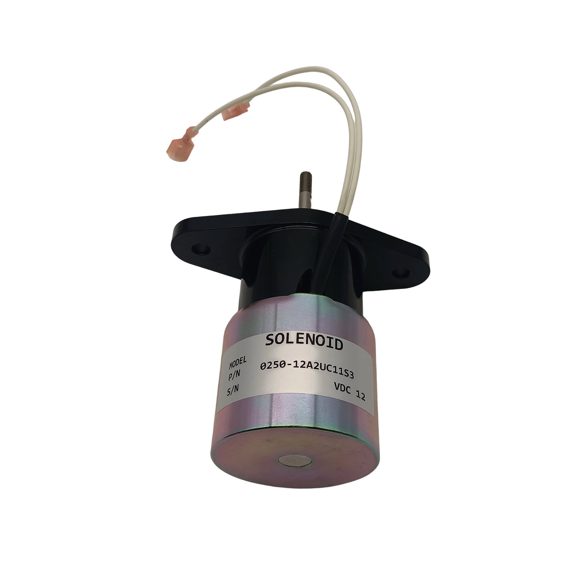 0250-12A2UC11S3 12V Fuel Shutoff Solenoid Cross 8250-1502 for Cummins C110D5 and Woodward Series Genset