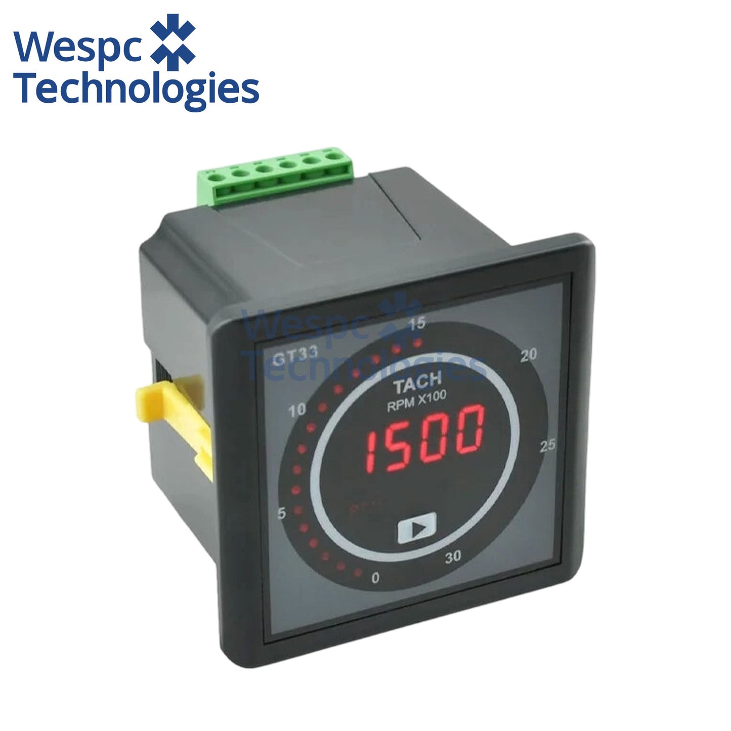 Original Mebay GT33 Intelligent Engine Tachometer Generator Meter Monitor RPM Panel DC 8-36V