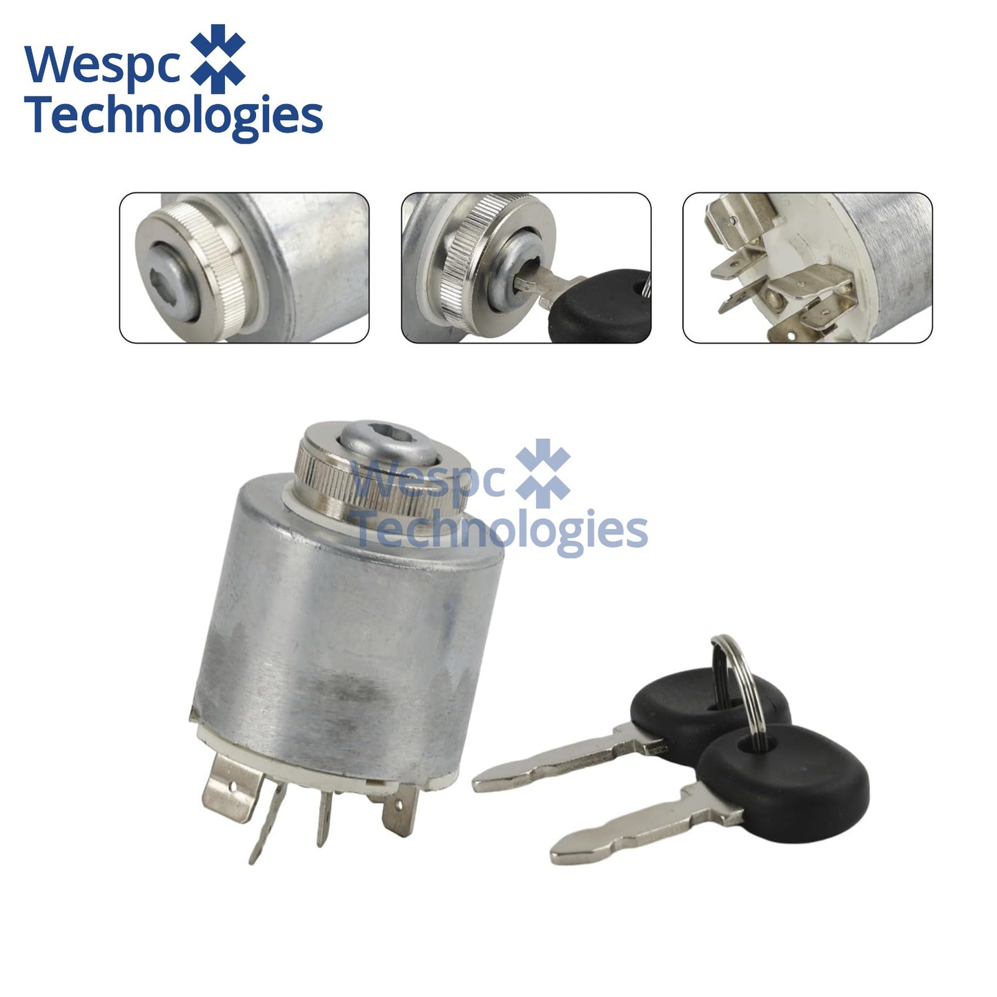 14159000 Ignition Switch | For New Holland, Case, Fiat Tractors | Replace 5146155 5129862