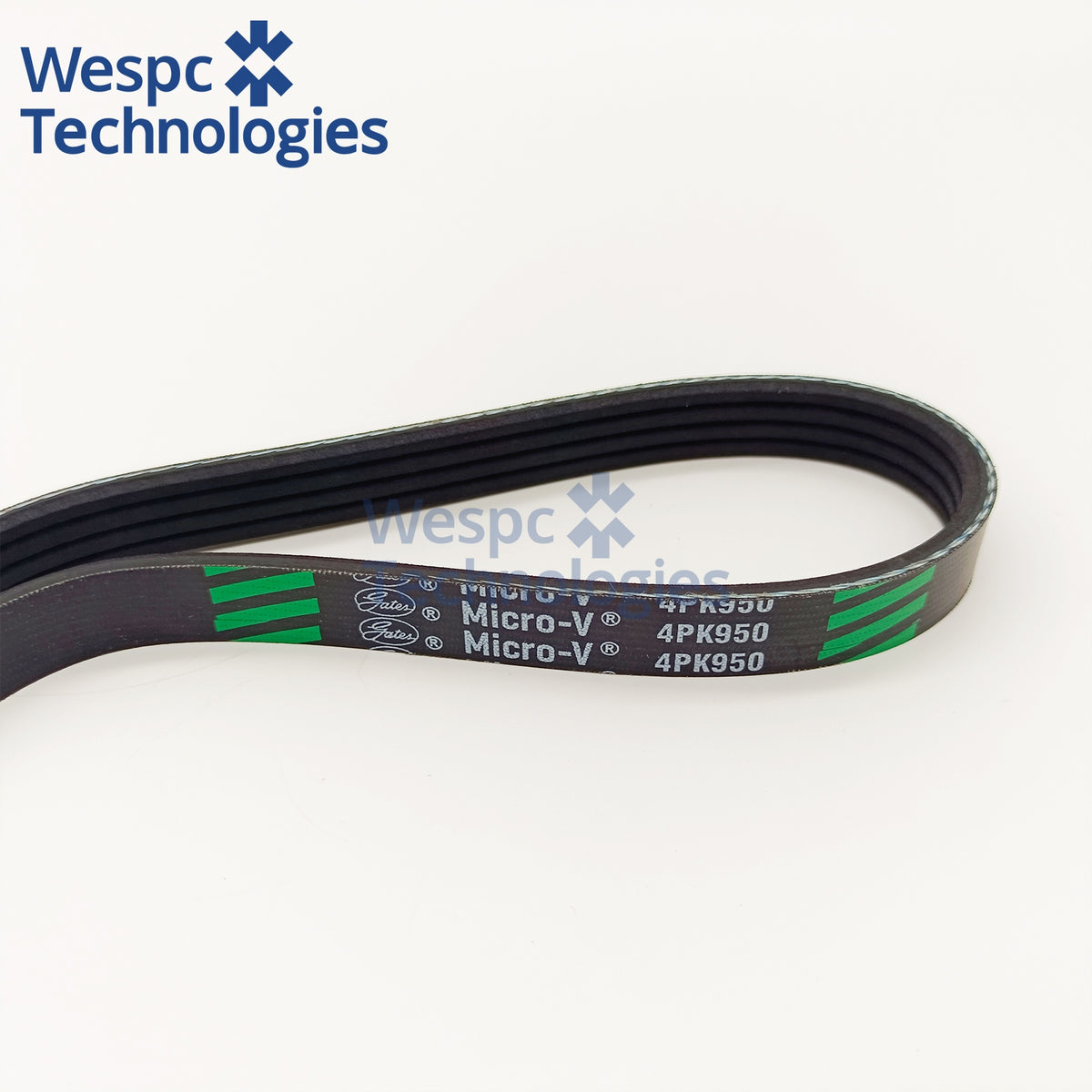 Original Gates 4PK950 Micro-V Multi-Rib Serpentine Belt 4 Ribs 950mm For Chevrolet Aveo Daewoo Kalos Hyundai Kia