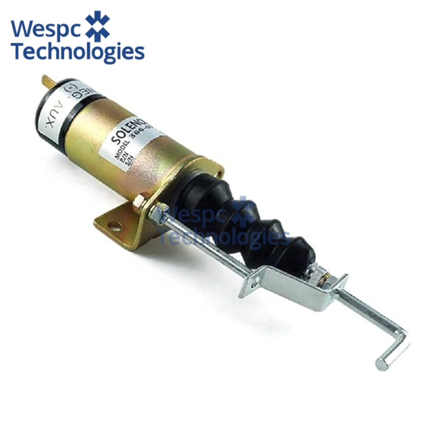 WESPC 366-07198 Fuel Shut Off Solenoid Valve 24V Fits Diesel Engine