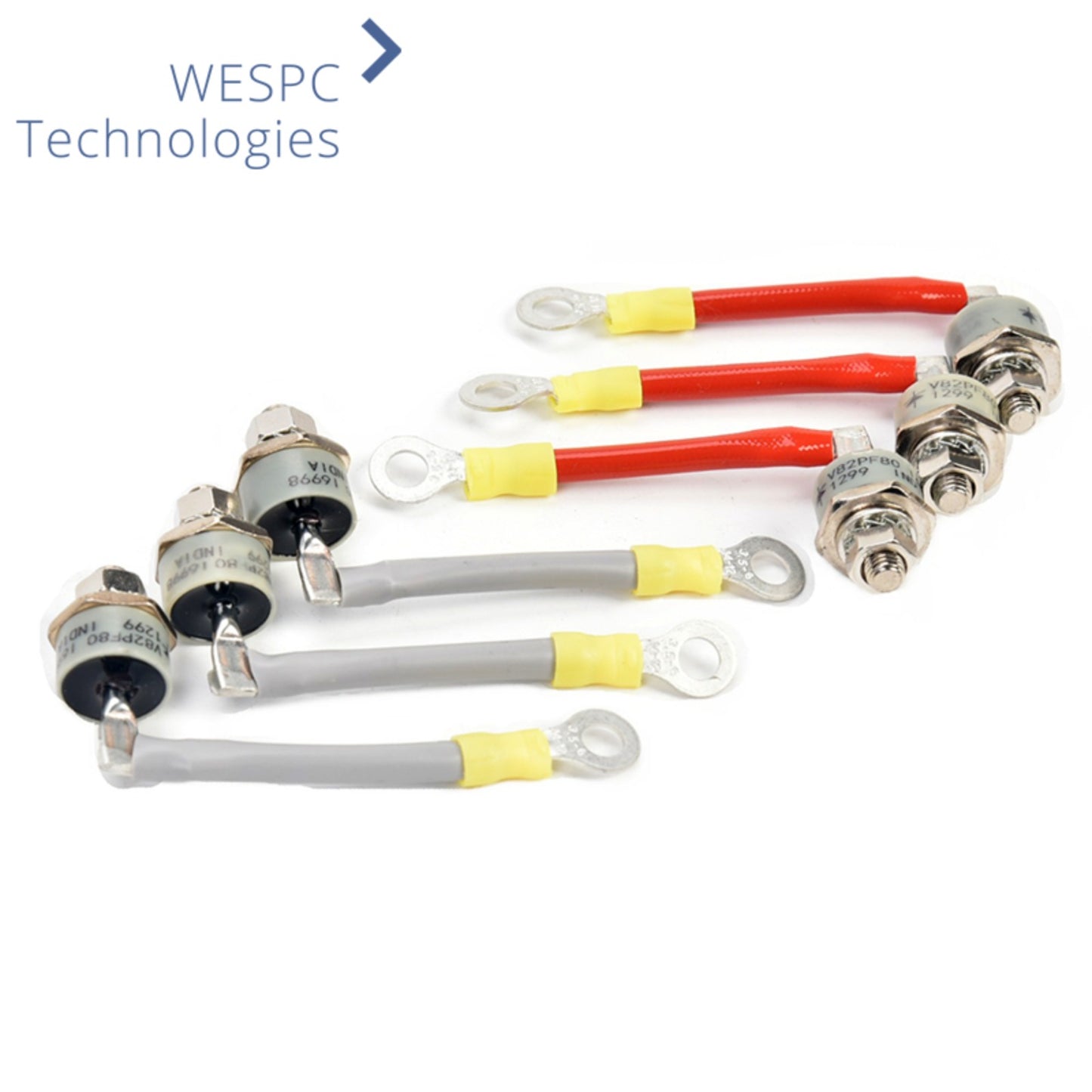 6 Pcs Rotating Rectifier Diodes 82PFR80 82PF80 Set for Diesel Generator Part LSA50.2