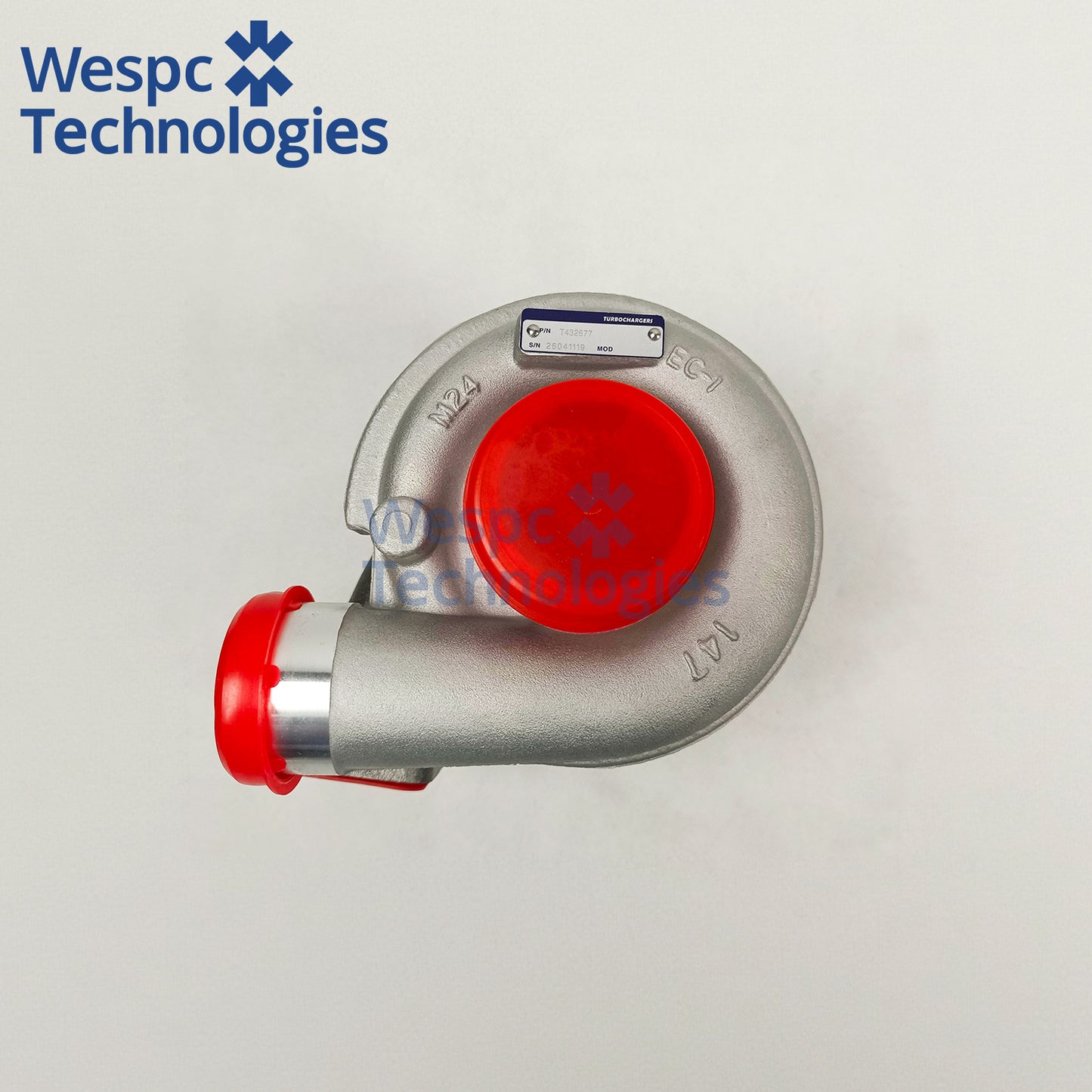 Heavy Duty T432677 Turbocharger WESPC OEM 2674A431 Fit for Perkins 1104A Diesel Engine