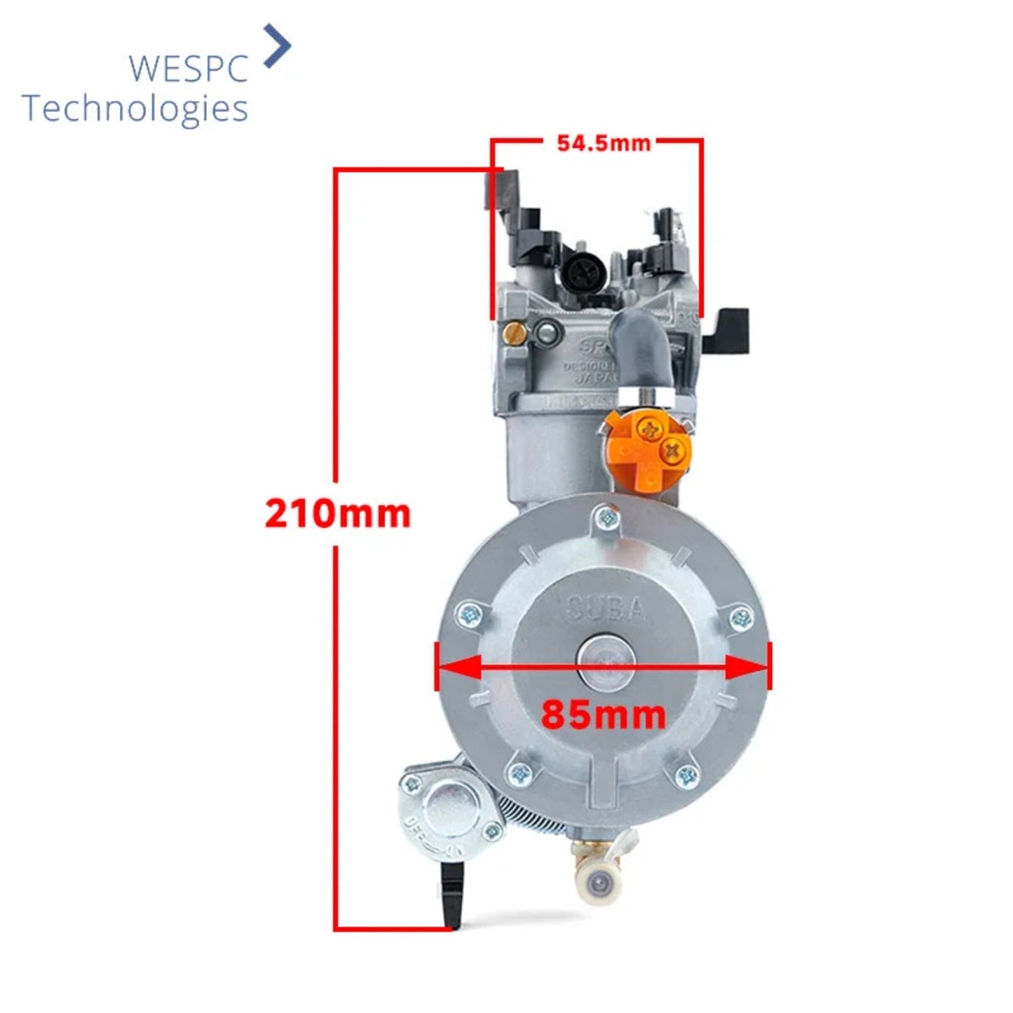 GX200  P19-LPG 3kw Engine LPG Carburetor Dual Fuel NG Conversion Kit 2kw GX200 168F