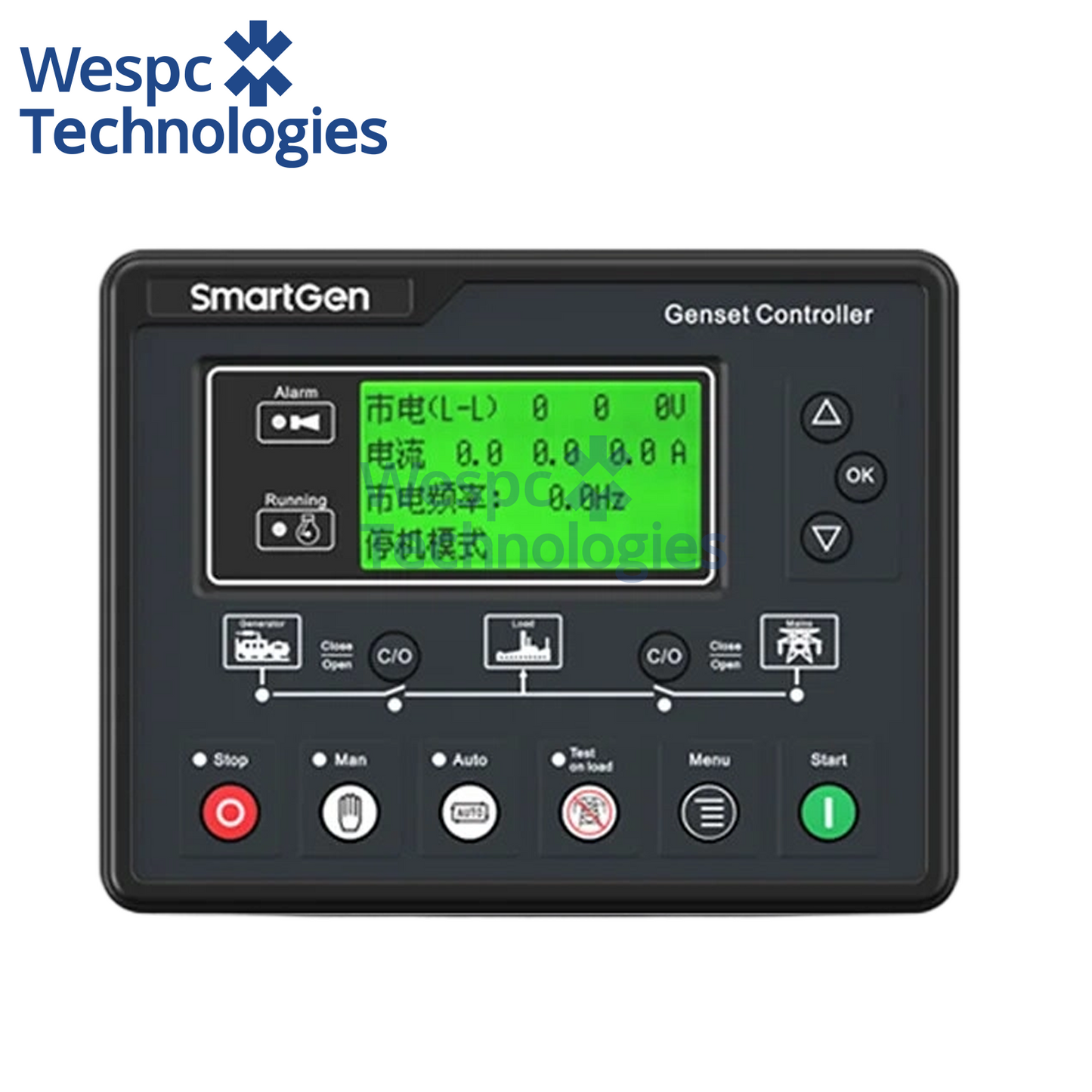 Original Smartgen HGM6120U2C Diesel Generator Set Controller Spare Parts Automatic Start Module