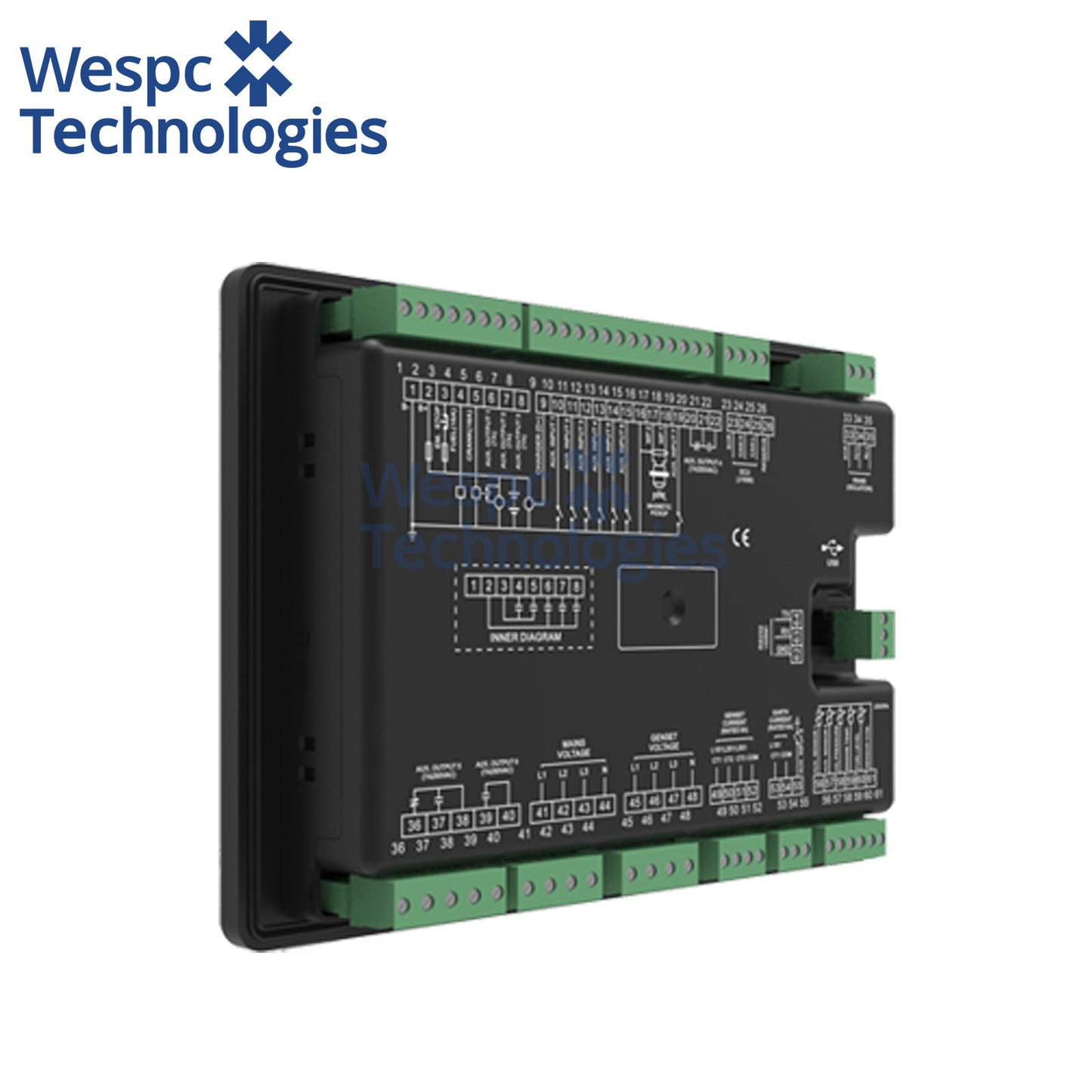Original SmartGen HGM9310CAN Single self-starting generator set controller genuine LCD Display