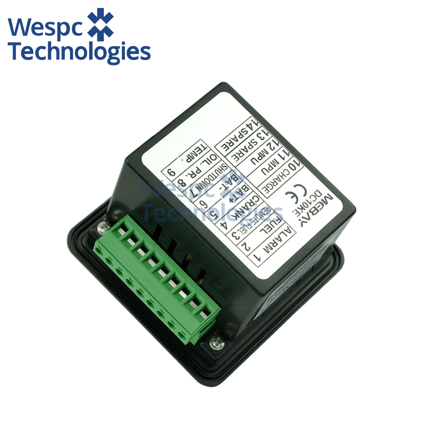Original Genuine Mebay DC10KE Manual Start Generator Controller Key Switch Genset Control Module RPM Battery