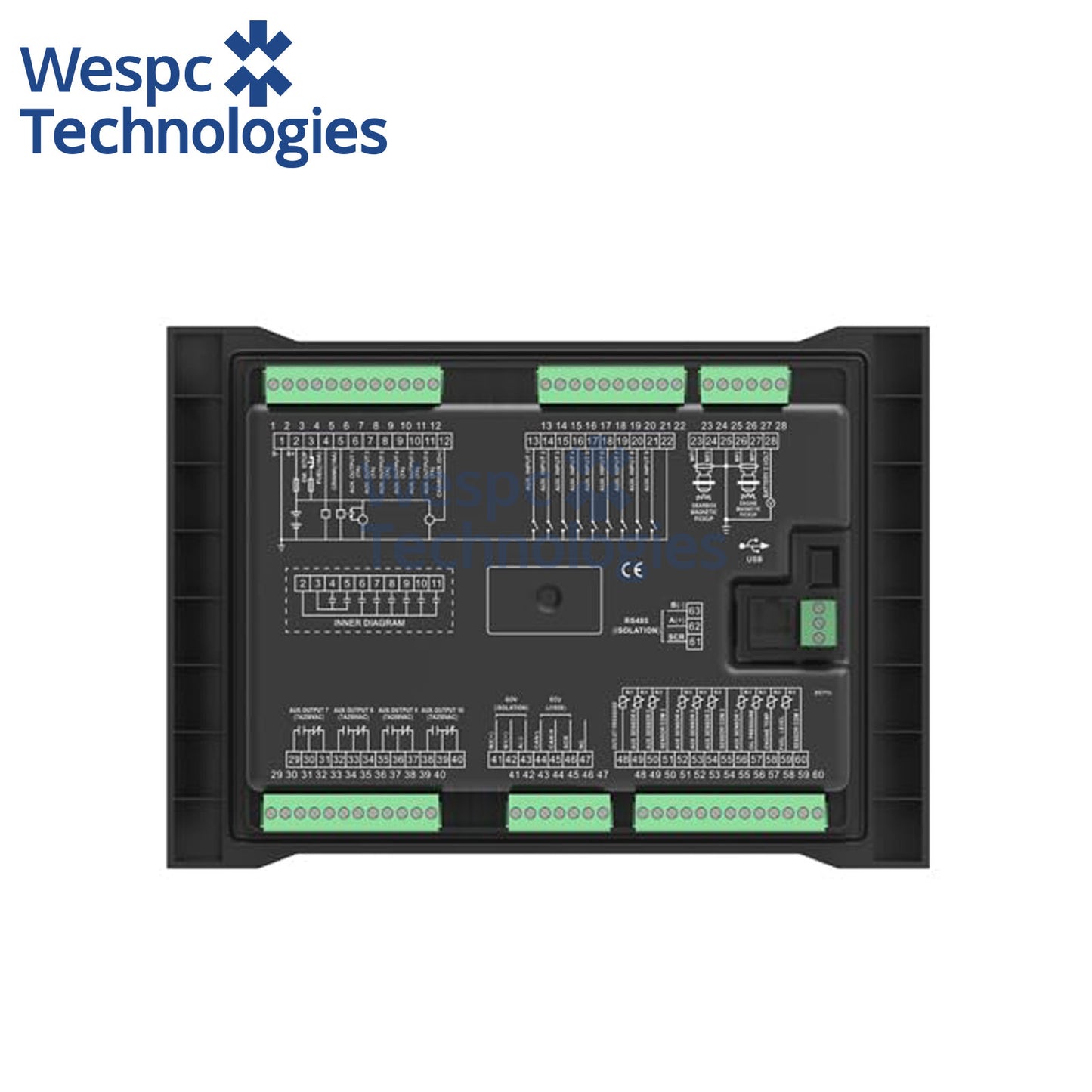 Original SmartGen APC715 Pump Unit Controller TFT-LCD Compatible with Engine Pump Systems