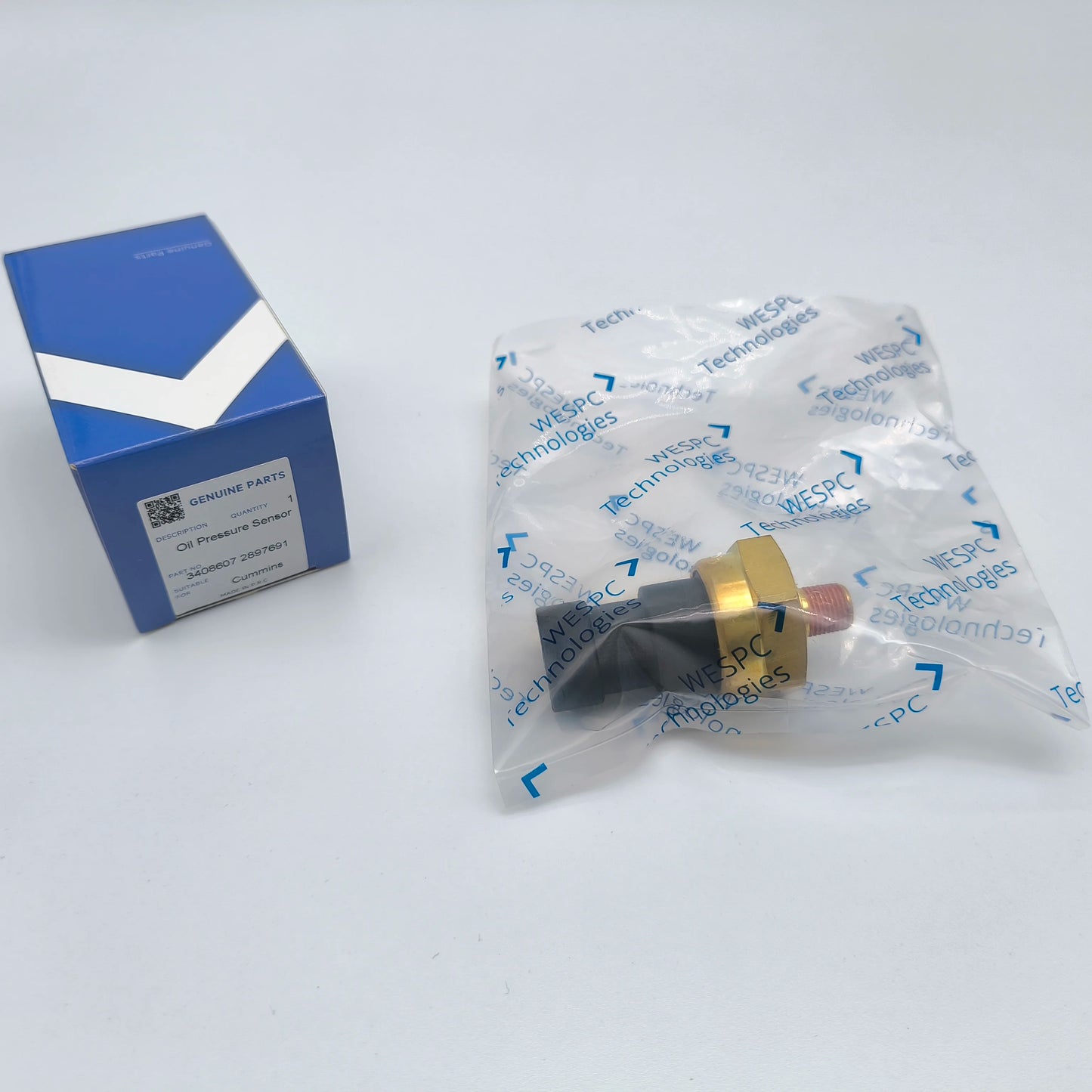 3408607 oil pressure sensor Switch WESPC . Suitable for NT855 K19 Cummins engine 2897691 3056344 3629015 Excavator Accessories