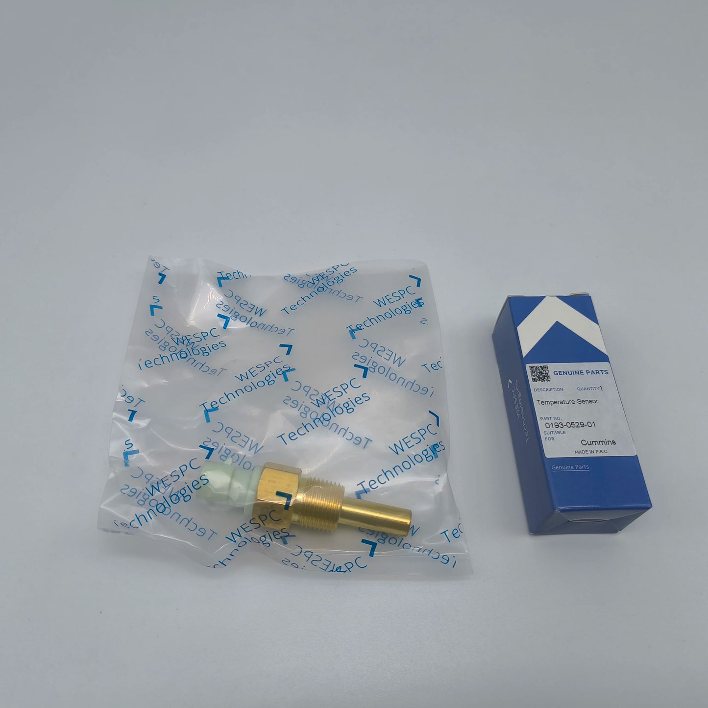 0193-0529-01 Sensor de temperatura WESPC. Adecuado para motor Cummins NTZ855-G4 X2.5