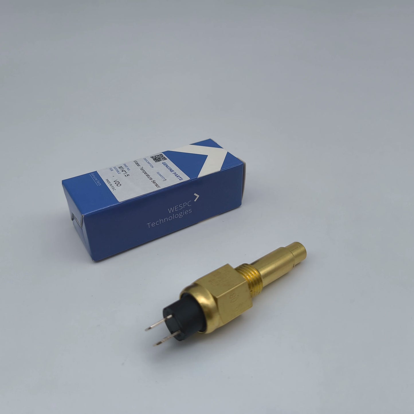 Sensor de temperatura del agua refrigerante M14x1,5 WESPC. Adecuado para camiones Mercedes-Benz Punto de conmutación VDO 100 ℃