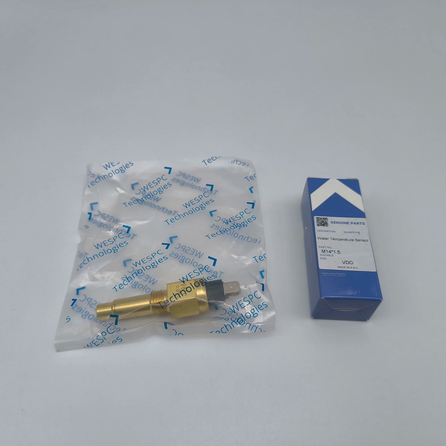 Sensor de temperatura del agua refrigerante M14x1,5 WESPC. Adecuado para camiones Mercedes-Benz Punto de conmutación VDO 100 ℃