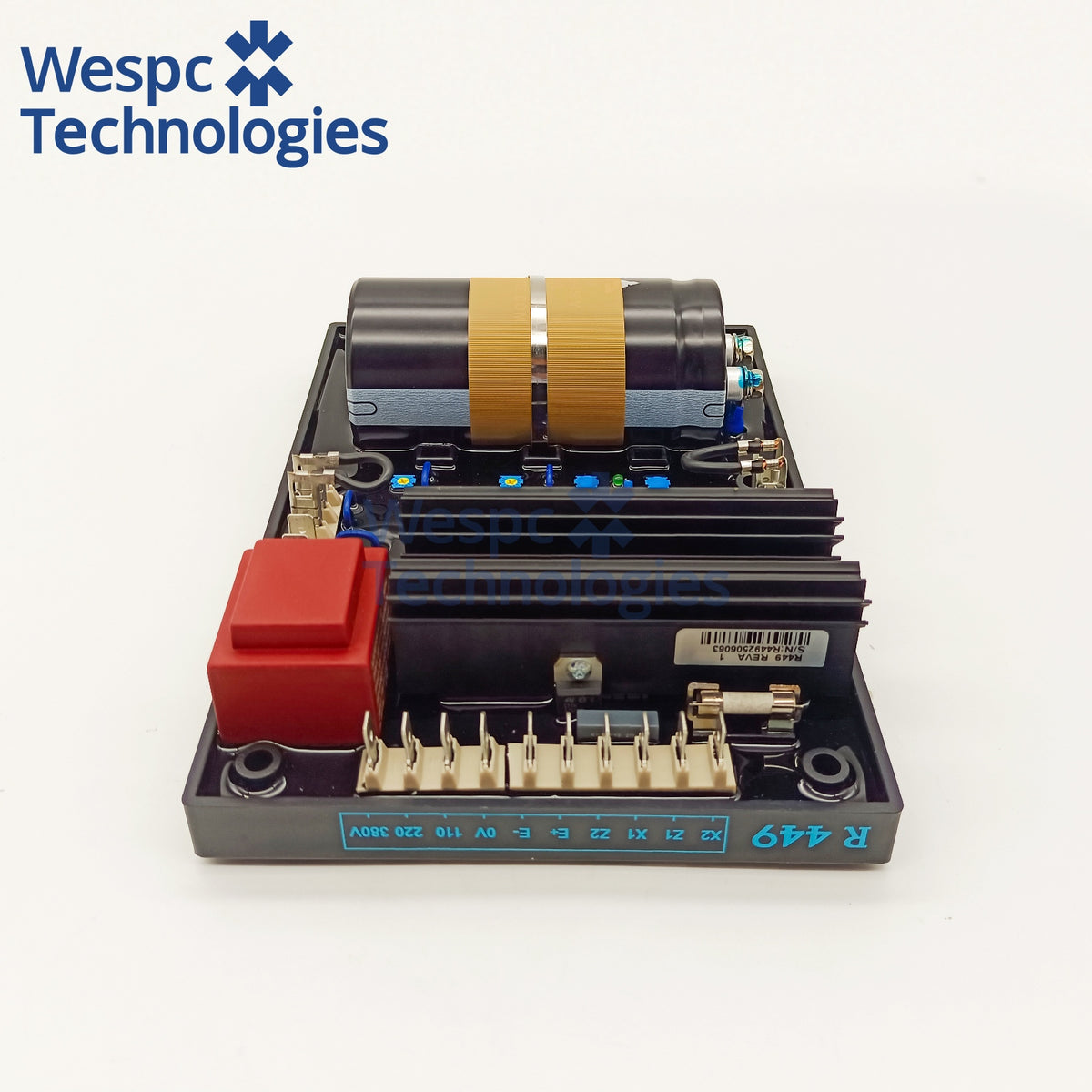 R449 AVR Automatic Voltage Regulator Compatible With Leroy Somer AREP PMG Alternator A50-A54 Genset