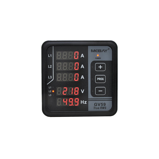Original GV59R Mebay Generator Set Controller Multifunction Digital Meter With RS485 Port