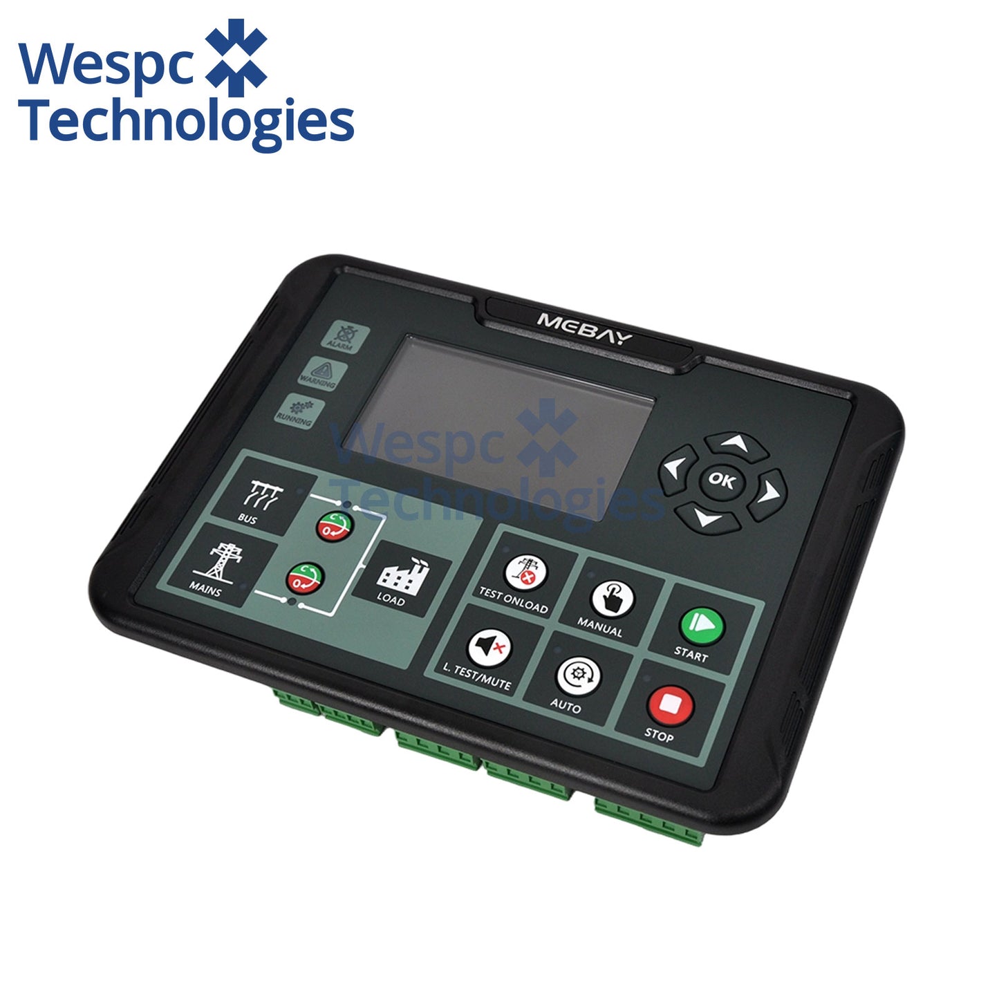 Original Mebay DC110D Controller Diesel Generator Electric Auto Start Control Panel