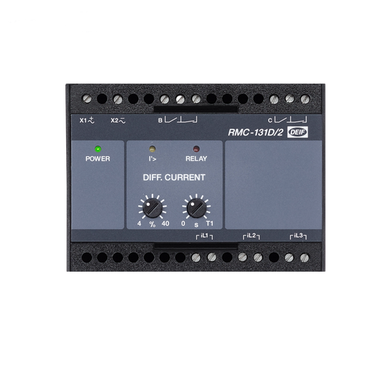 Original DEIF RMC131D Generator Current Relay Differential Current Relay RMC-131D