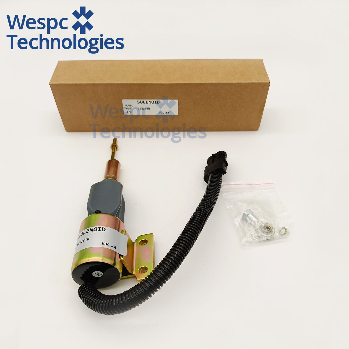 3932530 24V Fuel Shut-off Solenoid Fits for Cummins 5.9L 6BT Engine