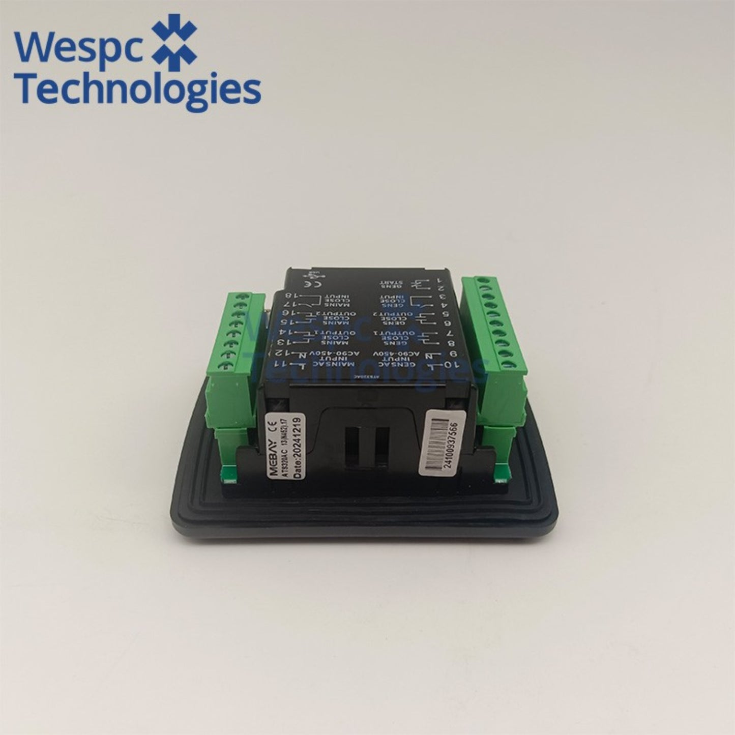 Original Mebay ATS320AC Automatic Transfer Switch 3P 4P 320A Dual Power ATS Controller AC400V Mechanical
