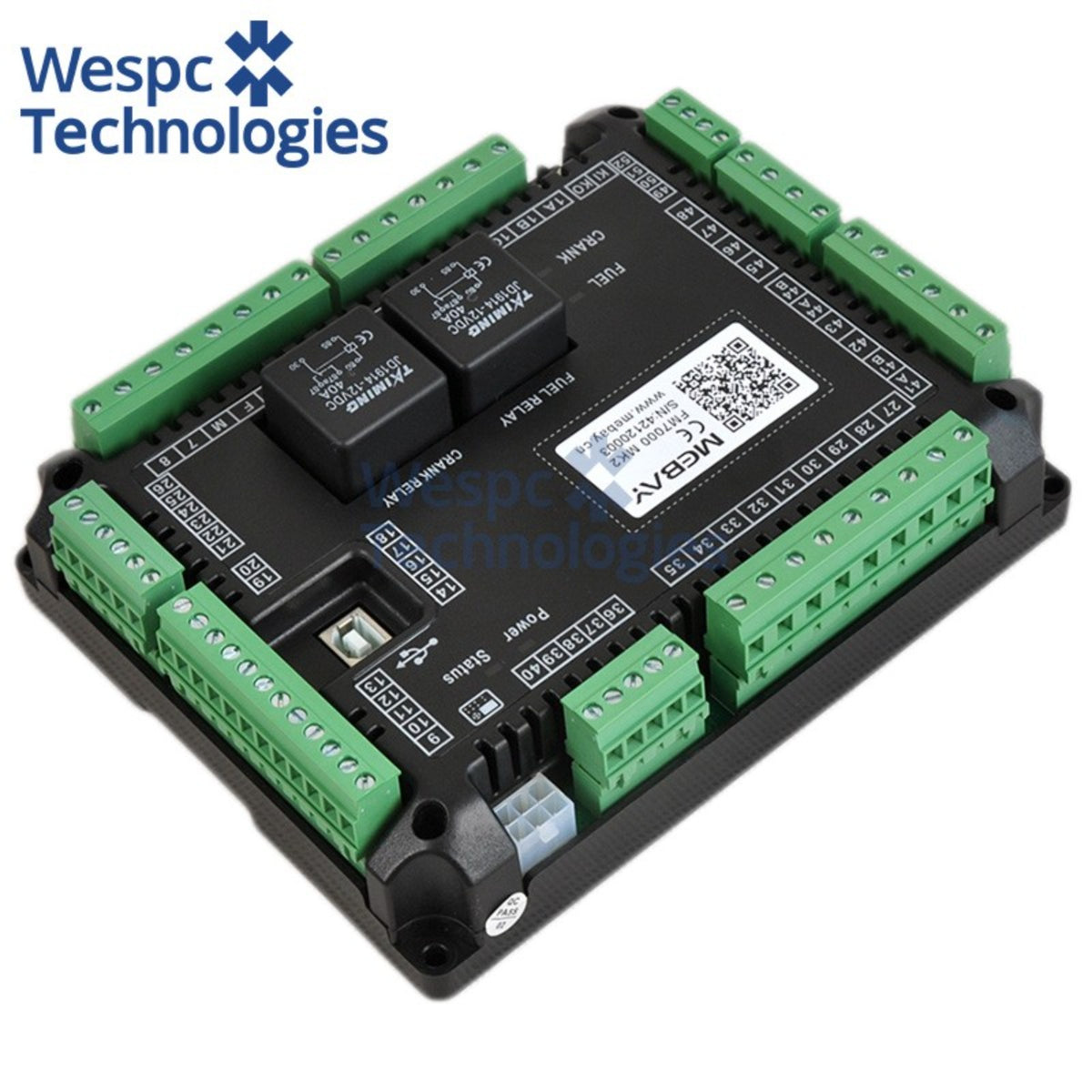 Original Mebay FM7000 MK2 Split Type Genset Controller Mainboard CAN ATS Auto Start Control Unit