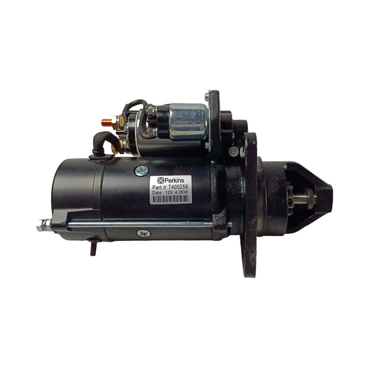 12V 4.2KW 10T Starter Motor T400258 Replacement Electrical Part Fits Perkins 1106 Series Diesel Engine