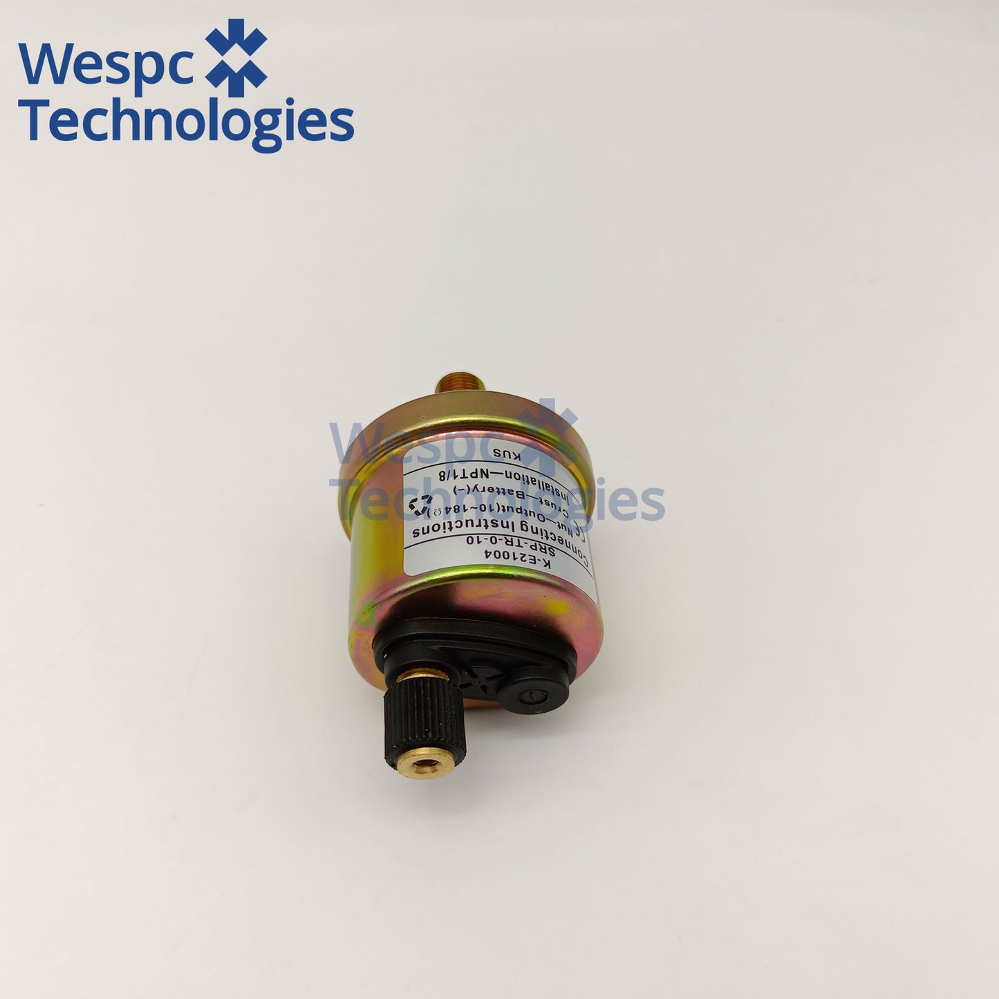 Original KUS KE21004 Oil Pressure Sensor 360-081-030-015C 0.8Bar Alarm Dual M4 Terminals 1/8-18NPT Thread Low Pressure
