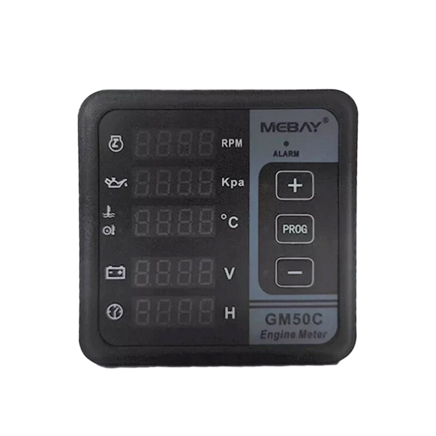 Original Genuine Mebay GM50CR Engine Digital  Multifunction Meter RPM Oil Pressure Meter