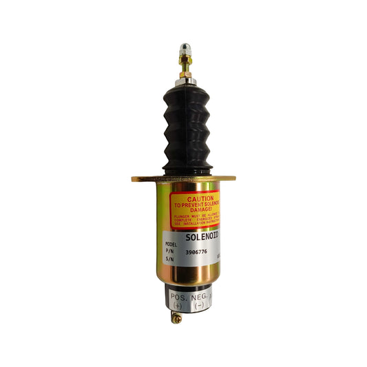3906776 24V Fuel Shutoff Solenoid Valve For Cummins Engine 6CTA 8.3L 6CT Genset