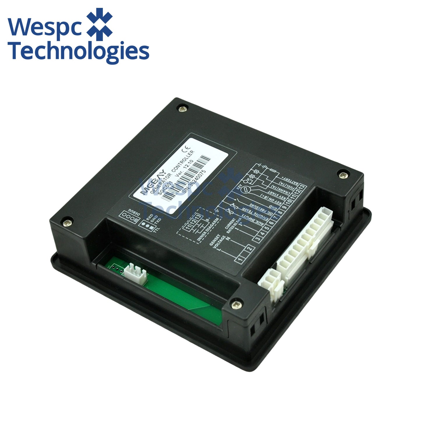 Original Mebay SGC501 Diesel Genset Automatic Detection and Protection Control Panel