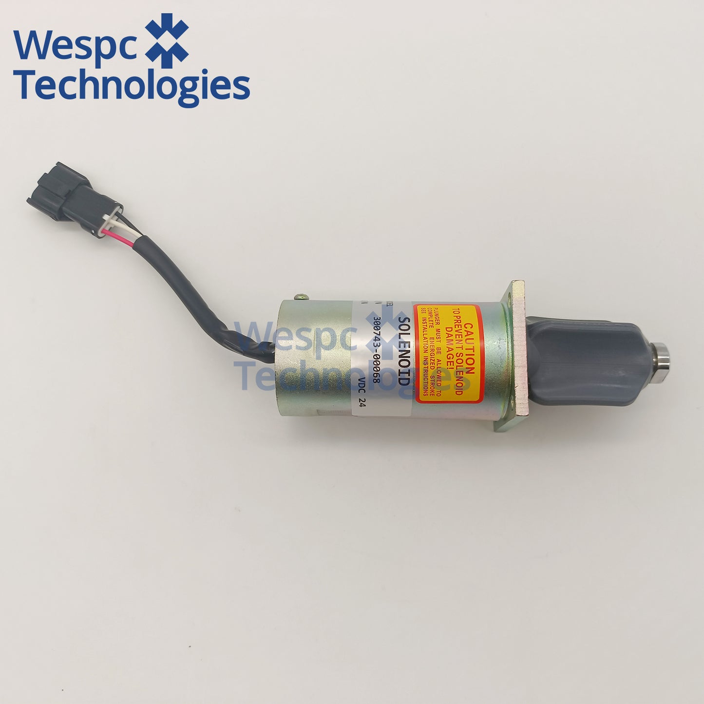24V Shutdown Solenoid Valve 65.25900-6006A 300743-00068 For DAEWOO Doosan D1146T