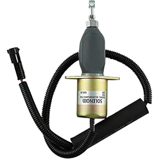 612600180175 24V Fuel Shutoff Solenoid Valve | For Weichai Engine Loader