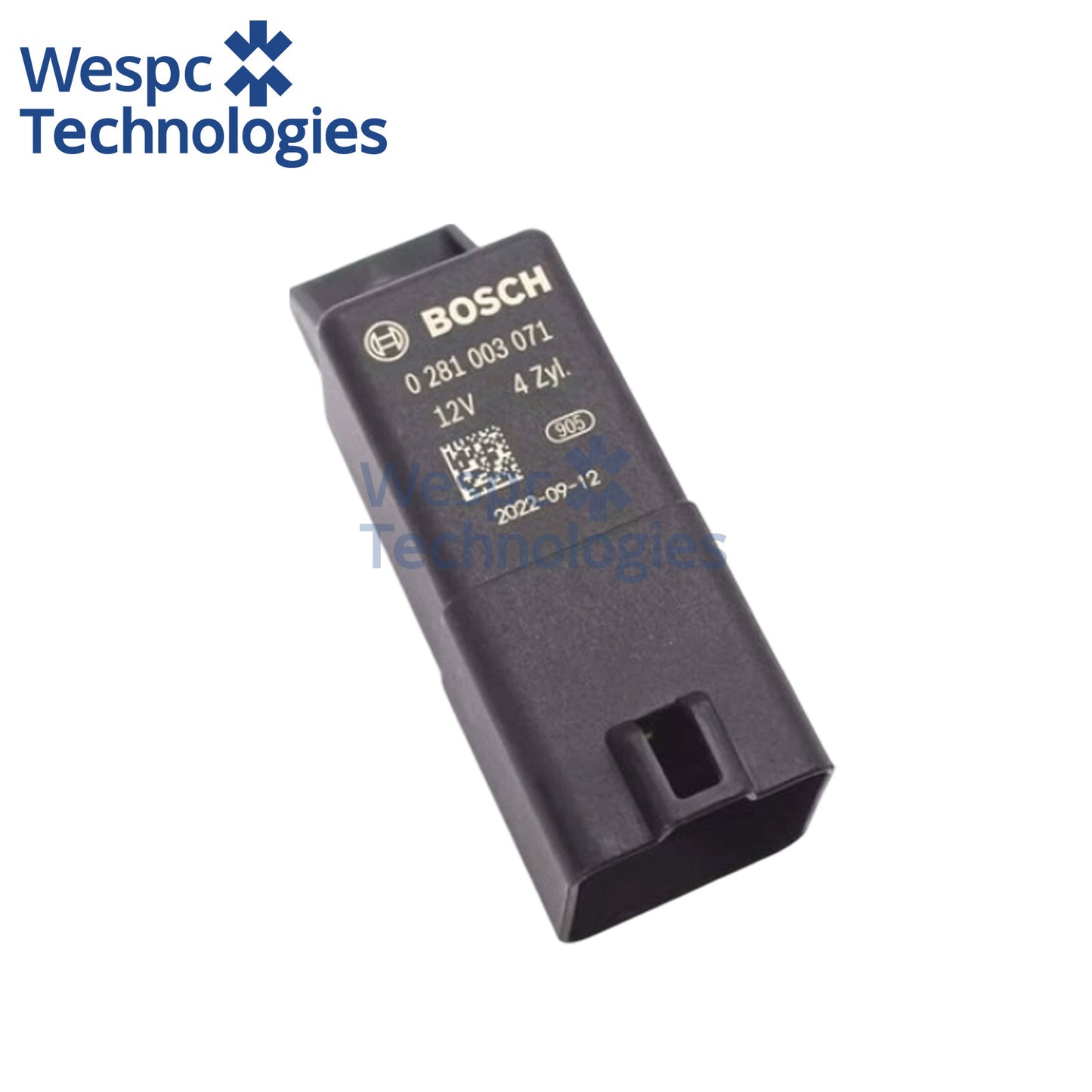 Original Bosch 0281003071 Heavy Duty Glow Plug Relay 12V DC 70A SPST Normally Open Preheating Control Relay